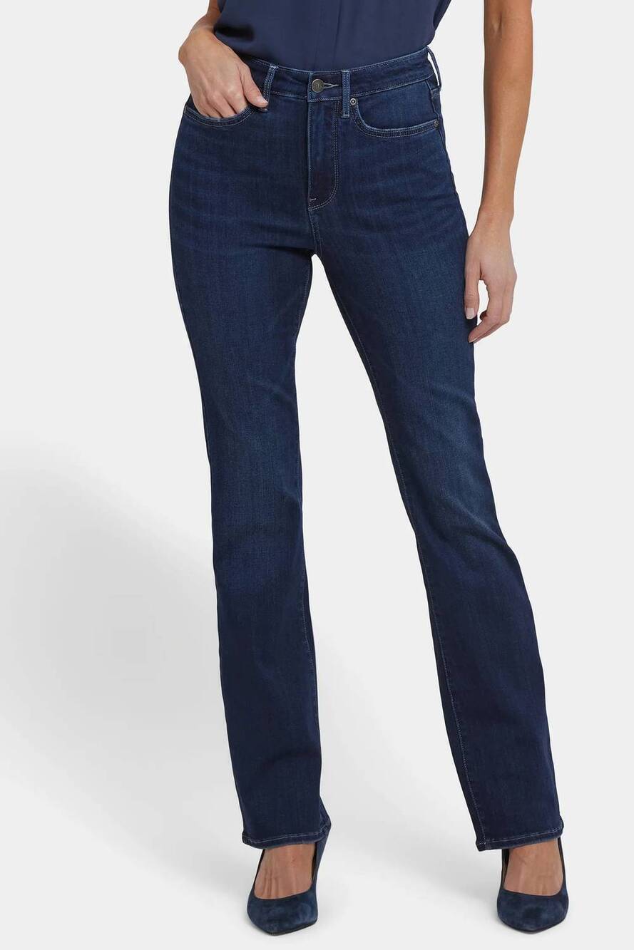NEW NYDJ high rise billie slim bootcut jeans in ink skyline